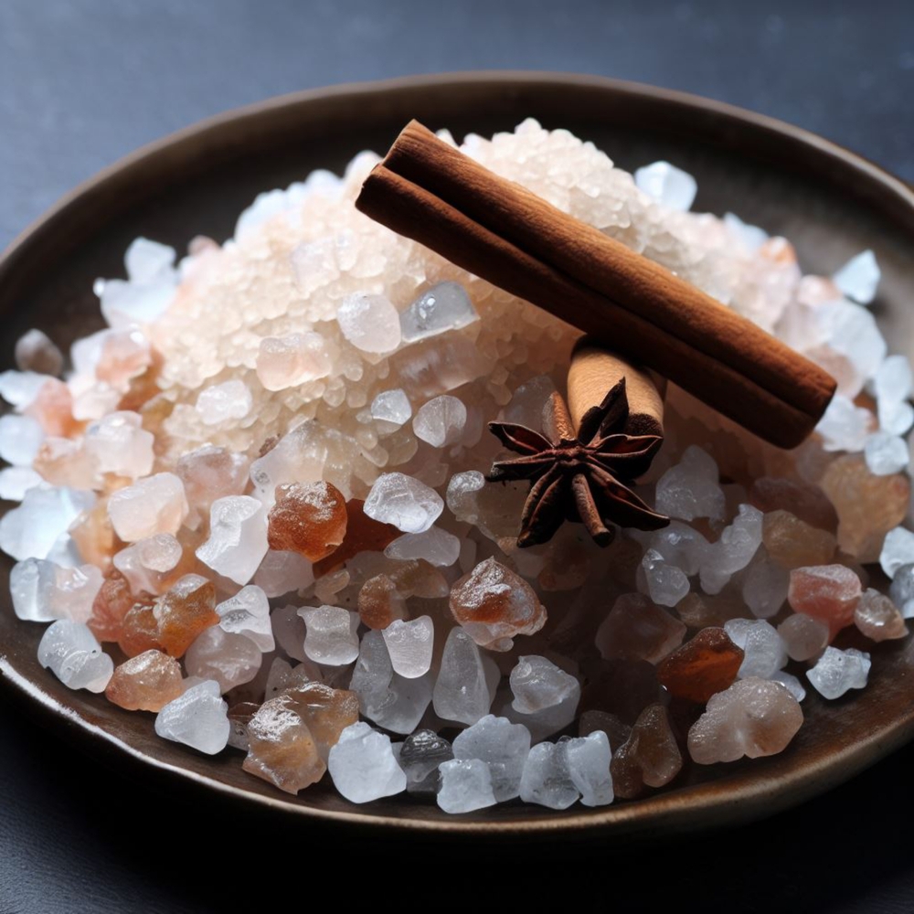 A,Combination,Of,Himalayan,Salt,And,Cinnamon