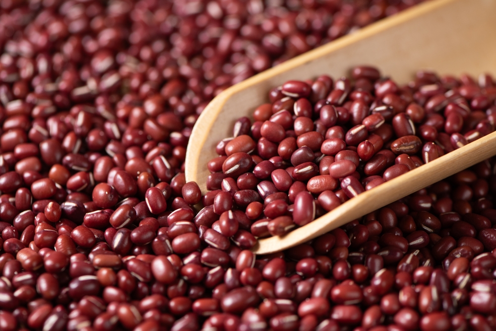 Raw,Red,Bean,Or,Azuki,Beans,Seeds,Texture,Background